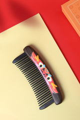 Wooden Comb with Dragon Pattern