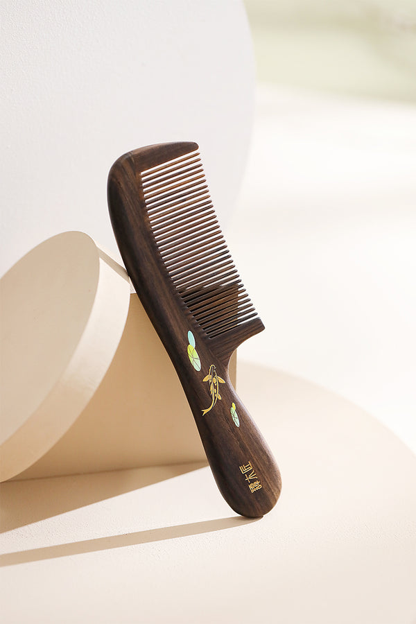 Koi Carp Wooden Comb