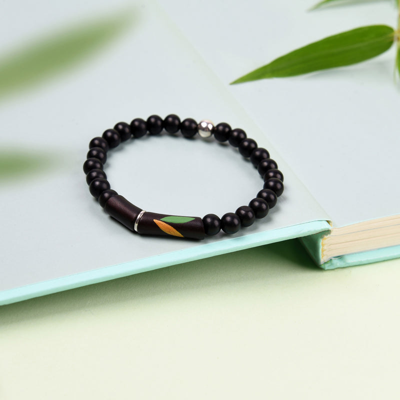 Bamboo Wood Couple Bracelet