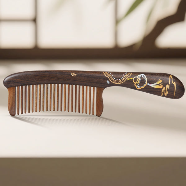 Wooden Handcrafted Hair Artisan Comb – Everlasting Joy