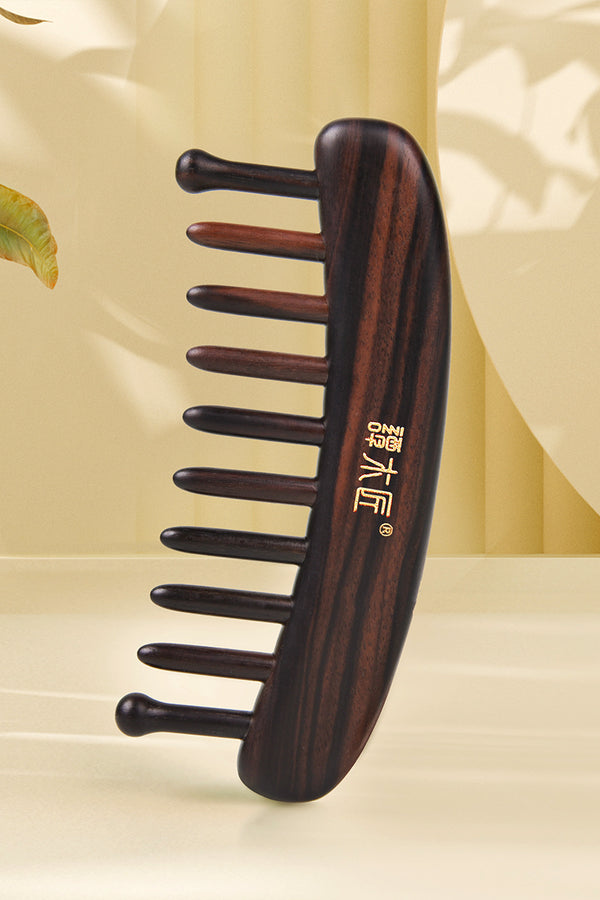 Rosewood massage comb