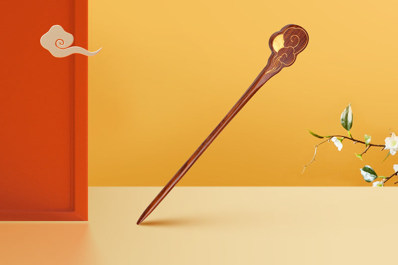 Fortune’s Crown Wood Hairpin