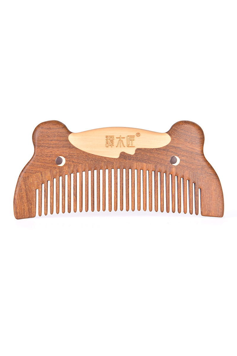 Cute Bear wood comb