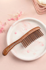 Wood Tooth-inserted Hair Comb