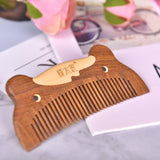 Cute Bear wood comb