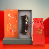 Cat Pray Wood Comb