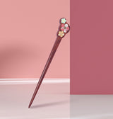 Flower Wood Hairpin