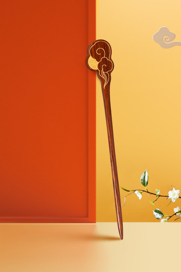 Fortune’s Crown Wood Hairpin