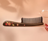 Maple Leaf Wooden Hair Comb