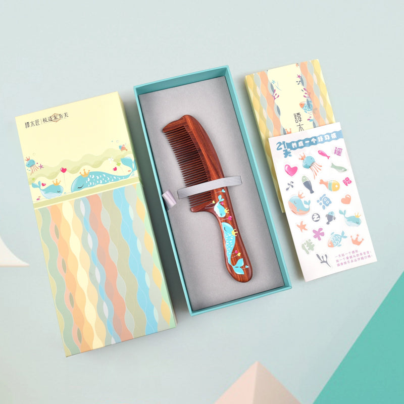 Natural Wooden Hair Comb – Companion
