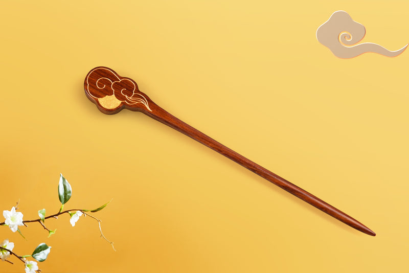 Fortune’s Crown Wood Hairpin