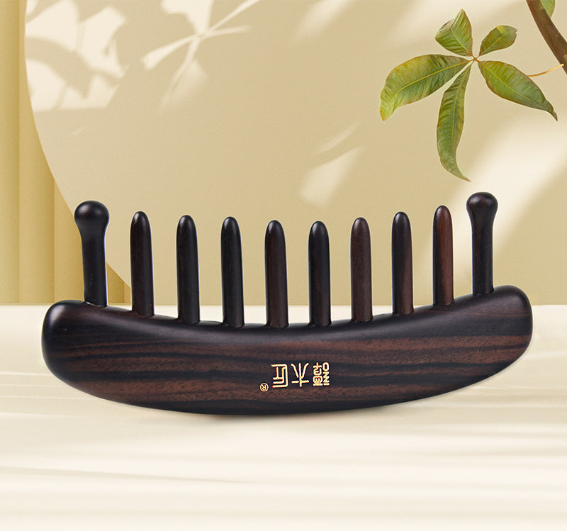 Rosewood massage comb