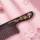 Artisan Wooden Hair Comb – Joyful Reunion