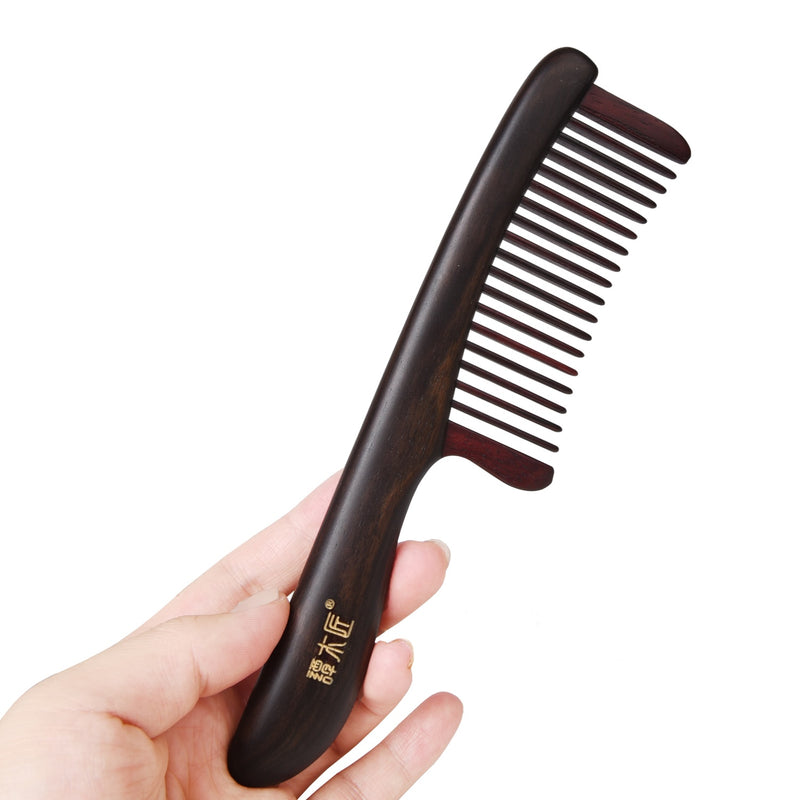 Artisan Wooden Hair Comb – Joyful Reunion