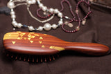 Star Wooden Hair Brush