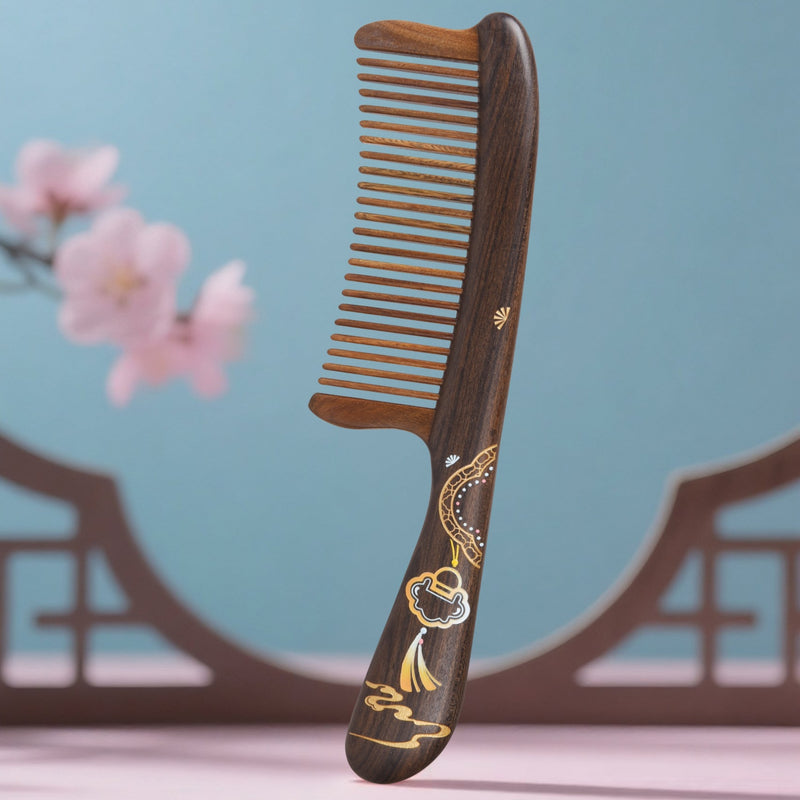 Wooden Handcrafted Hair Artisan Comb – Everlasting Joy