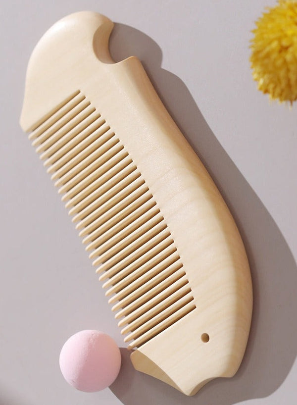 Handcraft Natural Wood Hair Comb