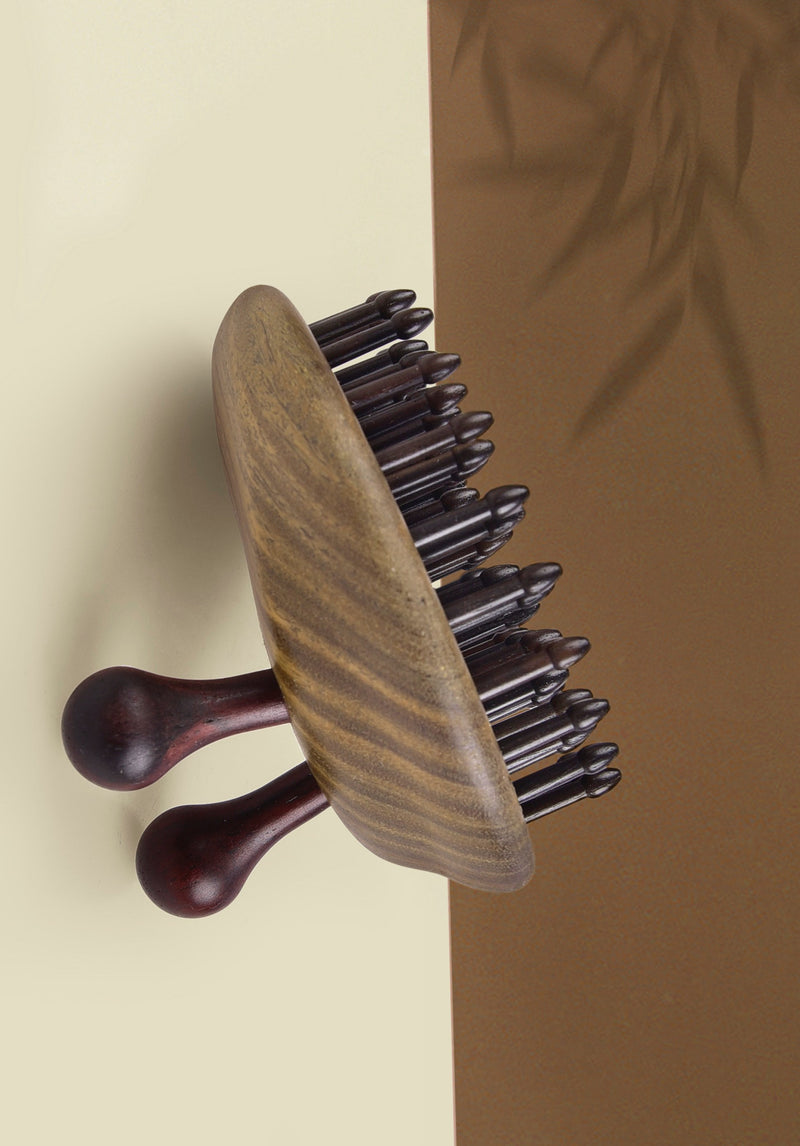 Wood Scalp Massager (snail shape)