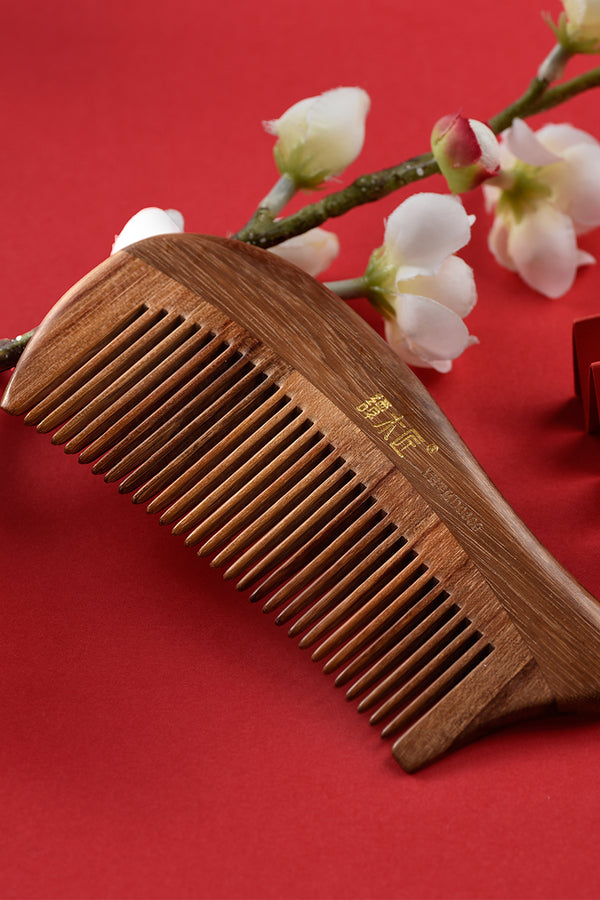 Portable Wood Hair Comb