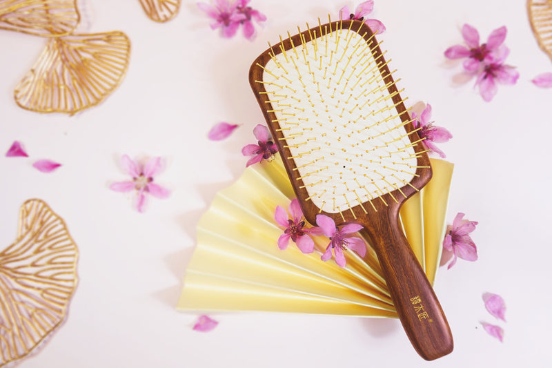 Cercis Flower Paddle hair brush