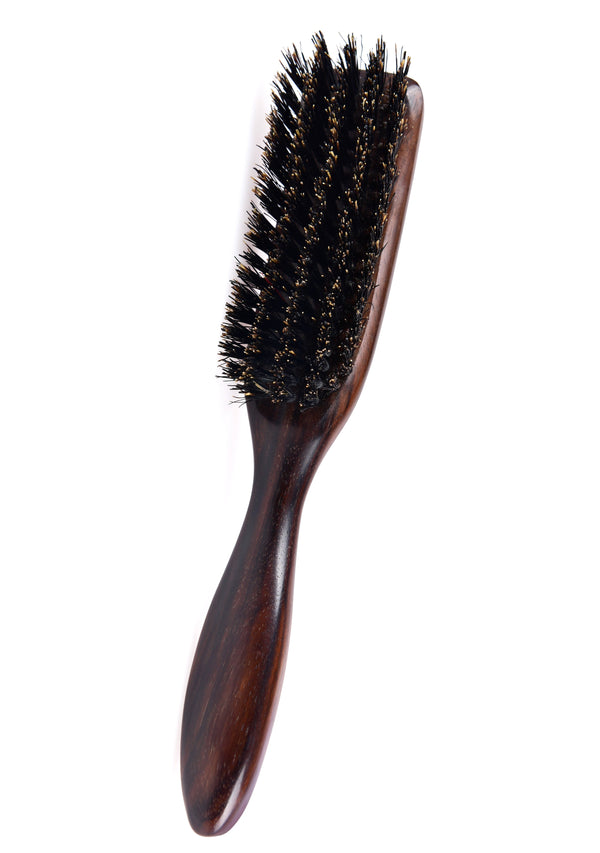 Ebony Wood Boar Bristles Hair Brush