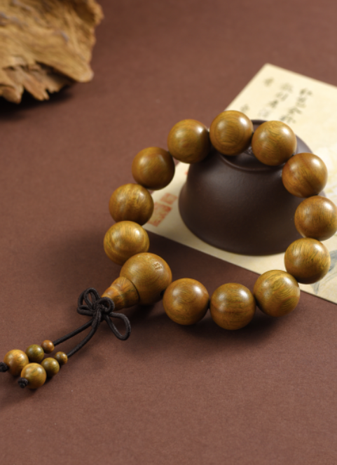 Sandalwood Bead Bracelet（Great size）