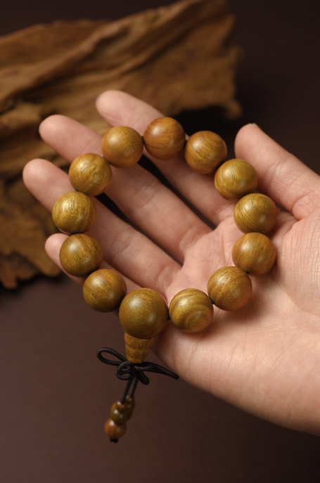 Sandalwood Bead Bracelet（Great size）