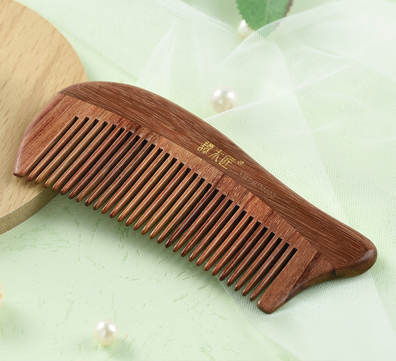 Portable Wood Hair Comb