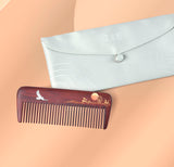 Rosewood Comb (Seashell Bird)