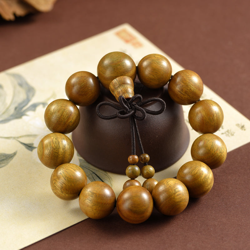 Sandalwood Bead Bracelet（Great size）