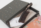 Black Rosewood Comb (Lily)