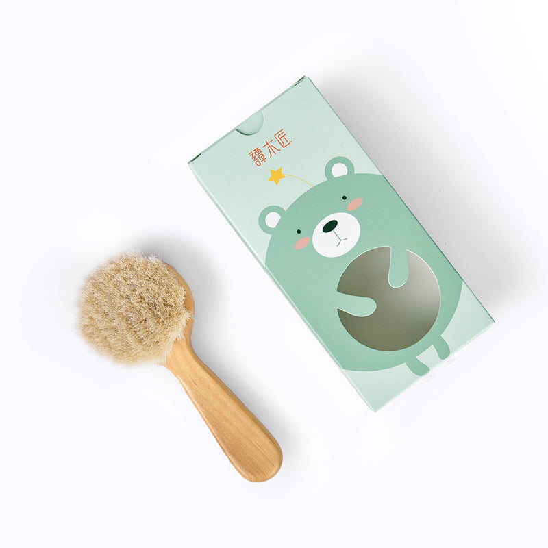 Wool Baby Hair Brush