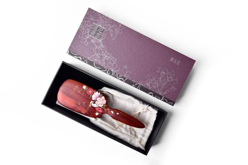 Precious Rosewood Hair Brush (Argus Pheasant)