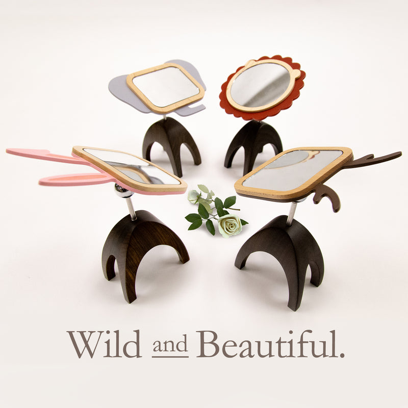 Cute Cosmetic Desktop Mirror