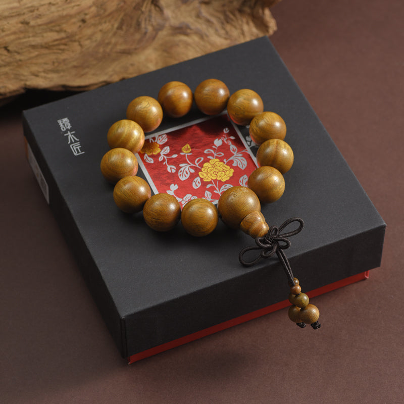 Sandalwood Bead Bracelet（Great size）