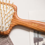 Natural wood Paddle Hair Brush