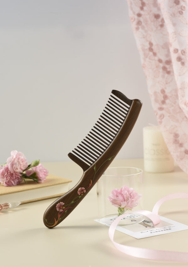 Carnation Hair Comb