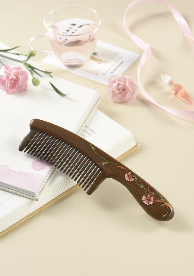 Carnation Hair Comb