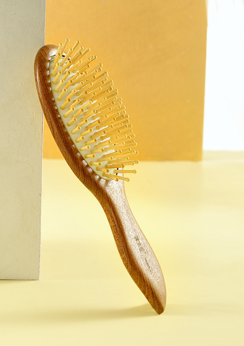 Teak Hair Brush