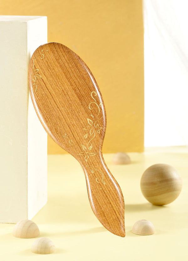 Teak Hair Brush