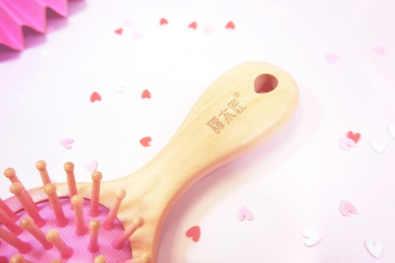 Pink Paddle Hair Brush