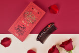 Wood Hair Comb for Lover (Rose Pattern)