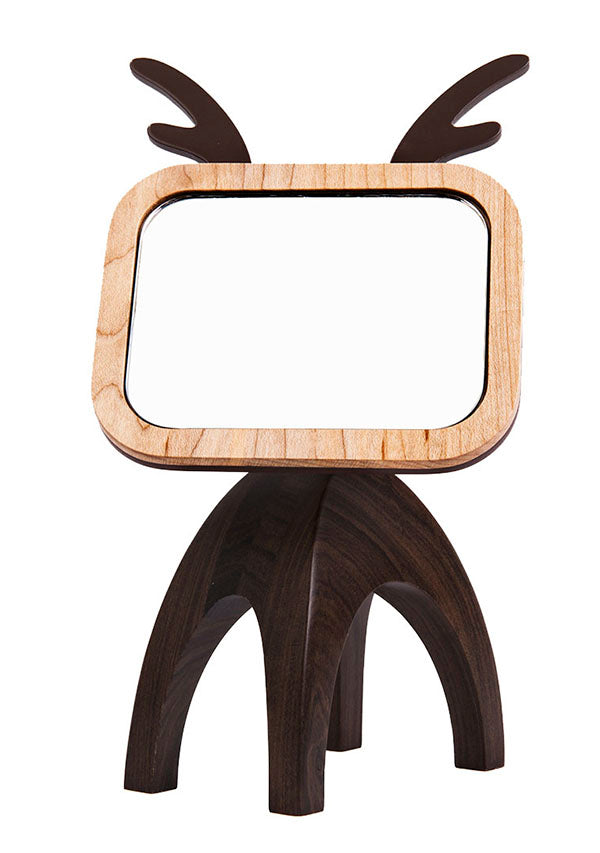 Deer Style Cosmetic Desktop Mirror