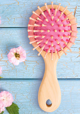 Pink Paddle Hair Brush